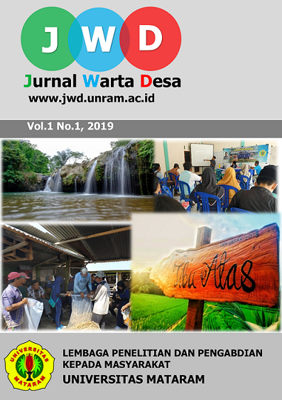 					View Vol. 1 No. 1 (2019): Jurnal Warta Desa (JWD)
				